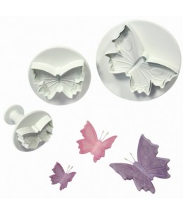 Set 3 cutter farfalla ad espulsione