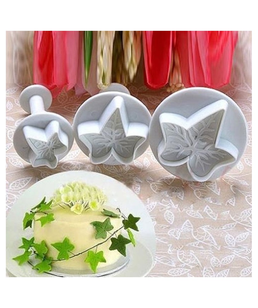 Stampo Foglie Edera 3pz