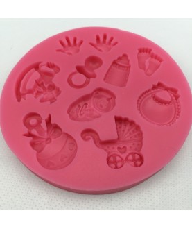 Stampo Accessori Bebè 1 3d silicone
