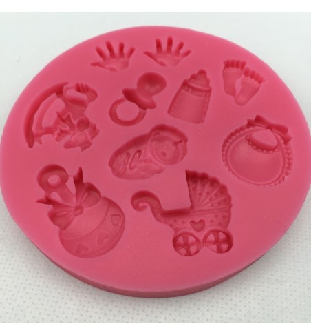Stampo Accessori Bebè 1 3d silicone