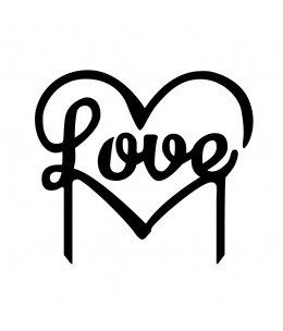 Topper Love h10cm