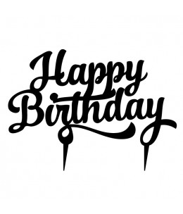 Topper Happy Birthday h9cm