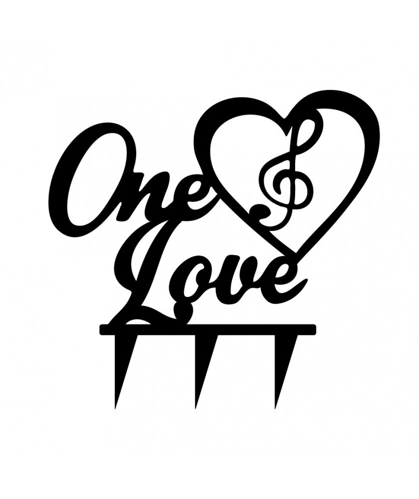 Topper One Love h13cm