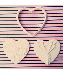 Set cuore Sposi 3pz