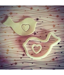Set Uccellino Cuore