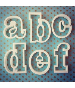Set Alfabeto h 5cm - 26lettere minuscole