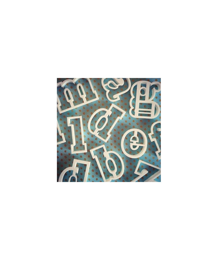 Set Alfabeto h 5cm - 26lettere minuscole