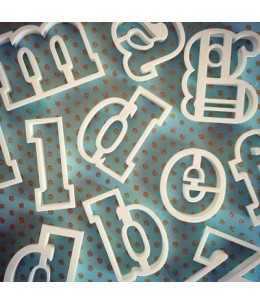 Set Alfabeto h 5cm - 26lettere minuscole