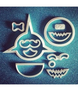Set baby shark scomponibile
