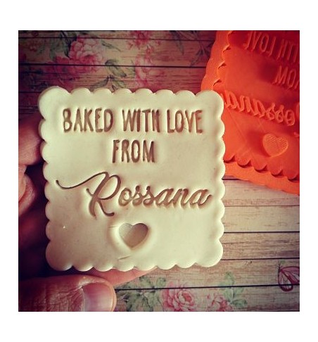 Baked with love personalizzabile