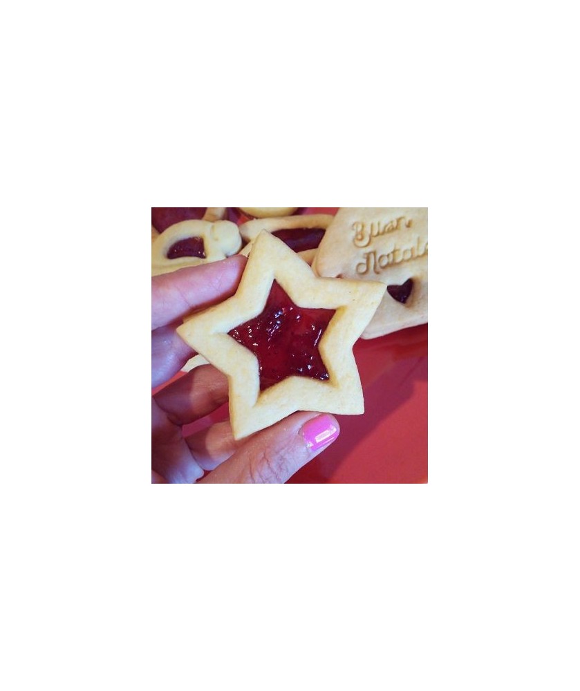 Set 2pz Glass Cookies Stella